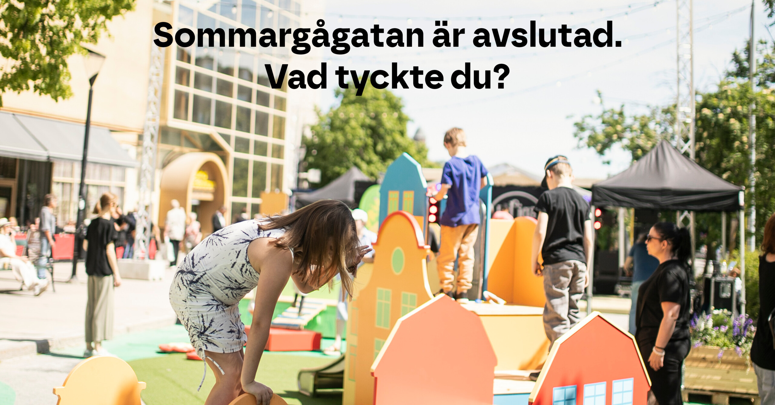 Välkommna till Solnas nya sommargågata!